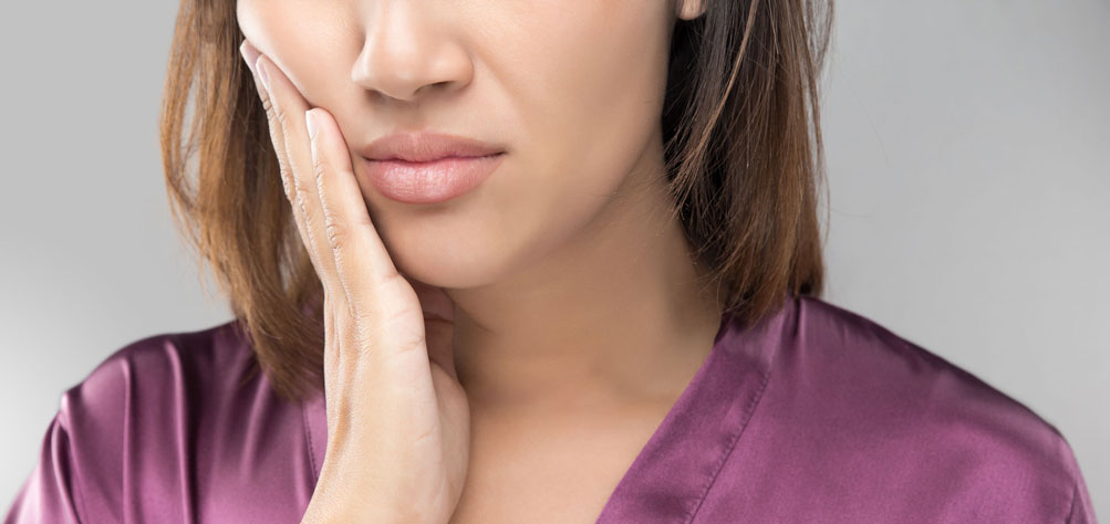 Woman with Temporomandibular Disorder (TMD)